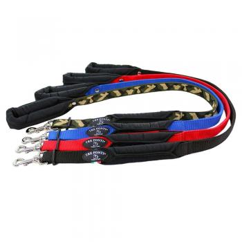 Tre Ponti Double Handle Leash Blau 105 cm